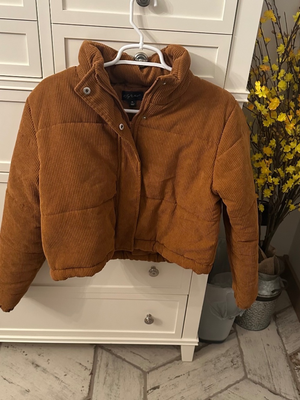 Say What Cropped Corduroy Jacket